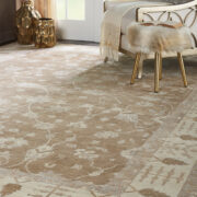 Aldora-ALD09-SAND Room Lifestyle Hand-Knotted Area Rug detail image
