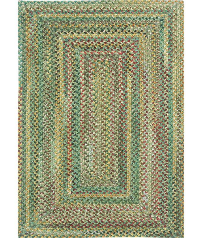 Bear Creek Concentric Rect.-980-225-Sage Braided Area Rug image