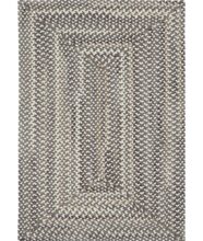 Bear Creek Concentric Rect.-980-300-Grey Braided Area Rug image