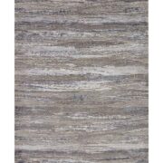 Chaos Theory by Kavi-CKV28-String Charcoal Gray Hand-Knotted Area Rug image