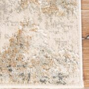 Cirque-CIQ01-White Sand-Mourning Dove Machine-Made Area Rug collection texture detail image