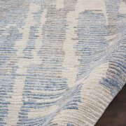 Ellora-ELL01-BLUE Hand-Knotted Area Rug collection texture detail image