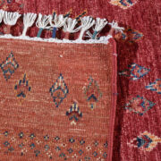 Kazak-1220090018-Red-Rust Hand-Knotted Area Rug collection texture detail image