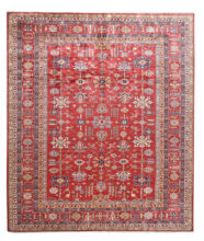 Kazak-1220090147-Red Hand-Knotted Area Rug image