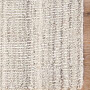 Konstrukt-KT37-Sandshell-Bungee Cord Hand-Tufted Area Rug collection texture detail image