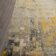 Pizzazz-5400-SI-YL Machine-Made Area Rug collection texture detail image