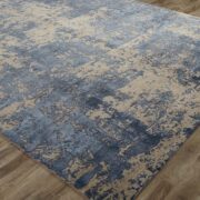 Project Error by Kavi-PRE05-Elephant Skin Dark Blue Hand-Knotted Area Rug collection texture detail image