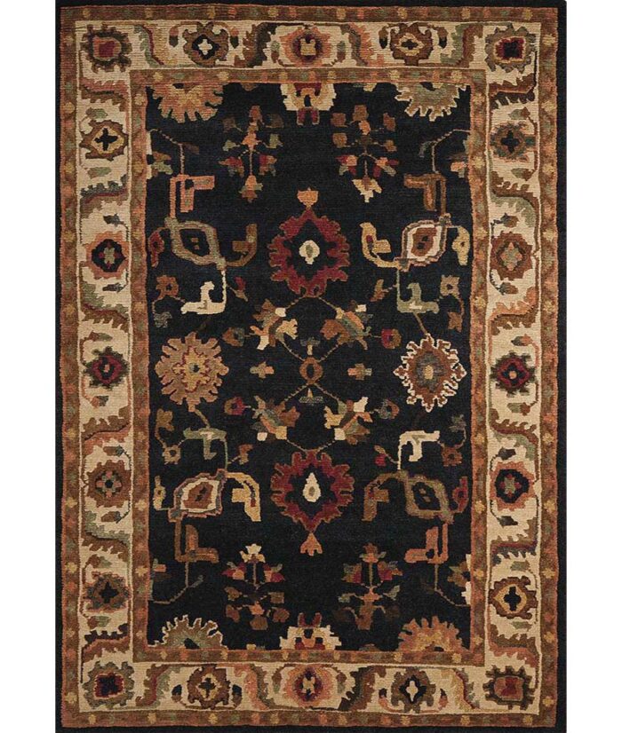 Tahoe-TA08-BLK Hand-Knotted Area Rug image