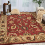 Tahoe-TA08-RED Room Lifestyle Hand-Knotted Area Rug detail image