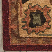 Tahoe-TA08-RED Hand-Knotted Area Rug collection texture detail image