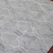 Citadel-CIT-16-Water Blue Hand-Tufted Area Rug collection texture detail image