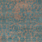 Geode-GE07-Simply Taupe Storm Blue Hand-Knotted Area Rug collection texture detail image