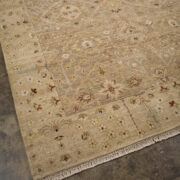 Opus-OP17-Oatmeal Soft Gold Hand-Knotted Area Rug collection texture detail image