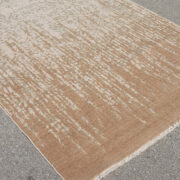 Tiffani Silk-424-Beige Machine-Made Area Rug collection texture detail image