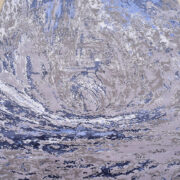Tiffani Silk-626-Grey Blue Machine-Made Area Rug collection texture detail image