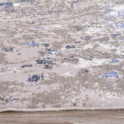 Tiffani Silk-626-Grey Blue Machine-Made Area Rug collection texture detail image