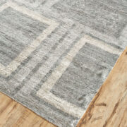 Noor-7205F-GRY000 Hand-Knotted Area Rug collection texture detail image