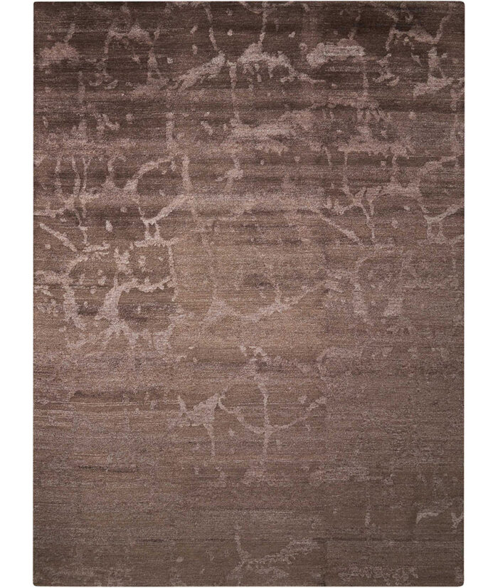 Silk Shadows-SHA02-BRN Hand-Knotted Area Rug image