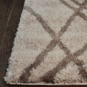 Taza-Morocco-Ivory Beige Machine-Made Area Rug collection texture detail image