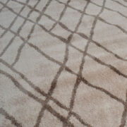 Taza-Morocco-Ivory Beige Machine-Made Area Rug collection texture detail image