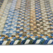American Legacy CS Rectangle-0210-410-Natural Blue Braided Area Rug collection texture detail image