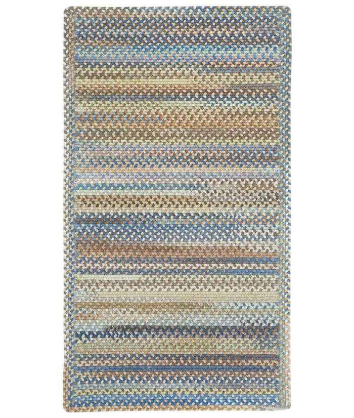 American Legacy CS Rectangle-0210-410-Natural Blue Braided Area Rug image
