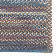 American Legacy CS Rectangle-0210-450-Slate Blue Braided Area Rug collection texture detail image