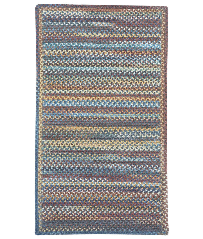 American Legacy CS Rectangle-0210-450-Slate Blue Braided Area Rug image