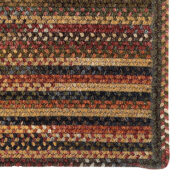 American Legacy CS Rectangle-0210-900-Antique Multi Braided Area Rug collection texture detail image