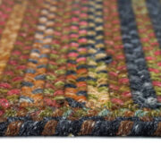 American Legacy CS Rectangle-0210-900-Antique Multi Braided Area Rug collection texture detail image
