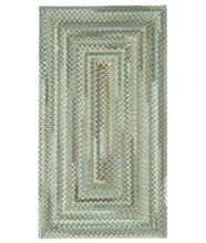 Bear Creek Concentric Rect.-0980-250-Olive Branch Braided Area Rug image