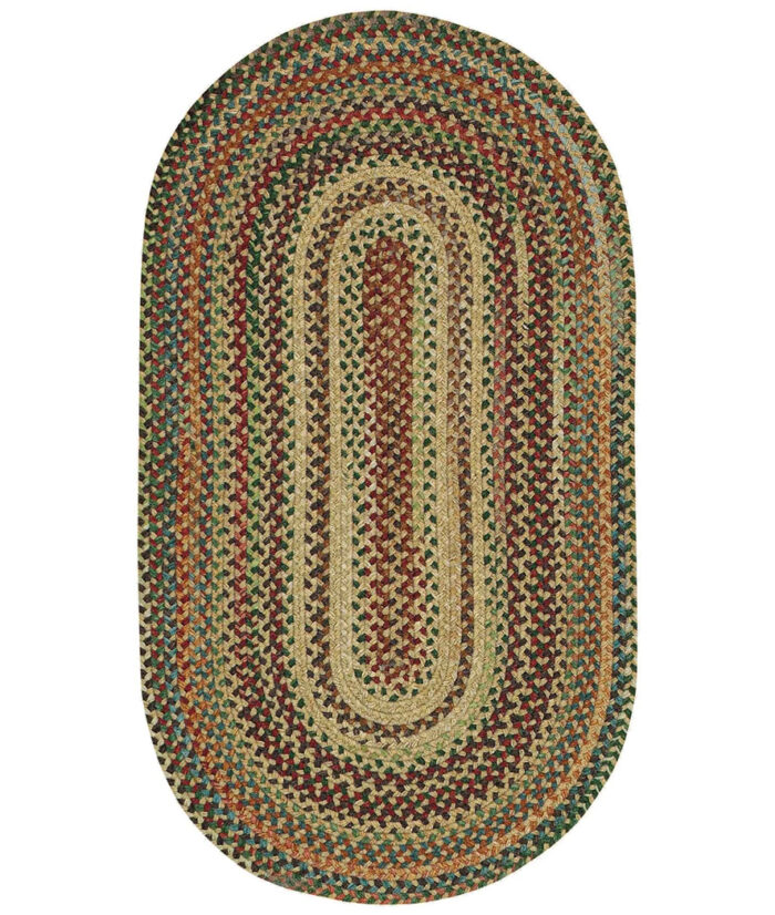 Bear Creek Oval-0980-150-Wheat Braided Area Rug image