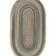 Bear Creek Oval-0980-400-Misty Blue Braided Area Rug image