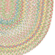 Cutting Garden Oval-0450-240-Grass Braided Area Rug collection texture detail image