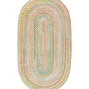 Cutting Garden Oval-0450-240-Grass Braided Area Rug image