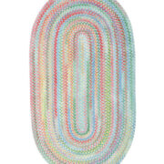 Cutting Garden Oval-0450-440-Bluebell Braided Area Rug image