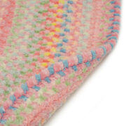 Cutting Garden Oval-0450-510-Tea Rose Braided Area Rug collection texture detail image