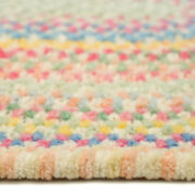 Cutting Garden Oval-0450-610-Lily Braided Area Rug collection texture detail image