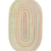 Cutting Garden Oval-0450-610-Lily Braided Area Rug image