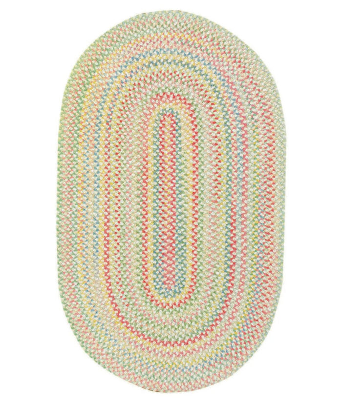 Cutting Garden Oval-0450-610-Lily Braided Area Rug image