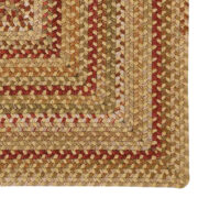 Homecoming Concentric Rect.-0048-100-Wheatfield Braided Area Rug collection texture detail image