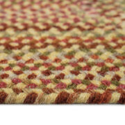 Homecoming Concentric Rect.-0048-100-Wheatfield Braided Area Rug collection texture detail image