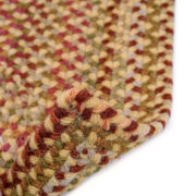 Homecoming Concentric Rect.-0048-100-Wheatfield Braided Area Rug collection texture detail image