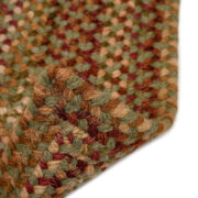 Homecoming Concentric Rect.-0048-200-Evergreen Braided Area Rug collection texture detail image