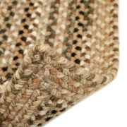 Homecoming Concentric Rect.-0048-750-River Rock Braided Area Rug collection texture detail image