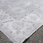 Eufora Silk-800-Grey Machine-Made Area Rug collection texture detail image
