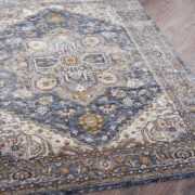Harrison-1144-Prussian Machine-Made Area Rug collection texture detail image