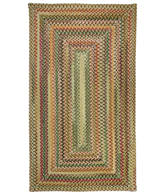 Bear Creek Concentric Rect.-0980-150-Wheat Braided Area Rug image