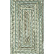 Bear Creek Concentric Rect.-0980-250-Olive Branch Braided Area Rug image