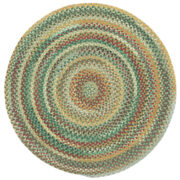 Bear Creek Oval-0980-225-Sage Round Braided Area Rug detail image